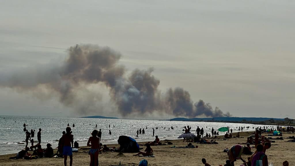 Incendie à Gigean Frontignan plus de 300 hectares ravagés le feu