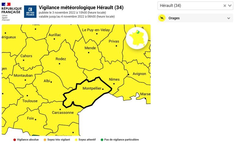 vigilence orage 3 novembre