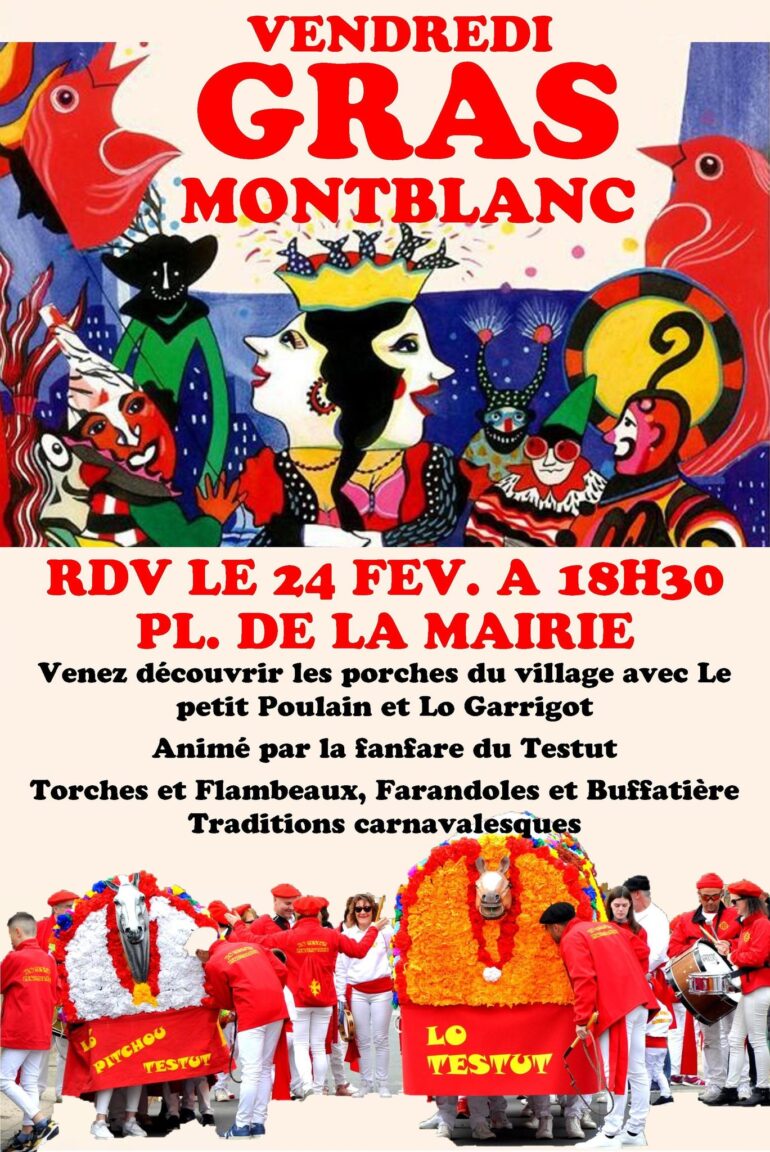 vendredi gras montblanc