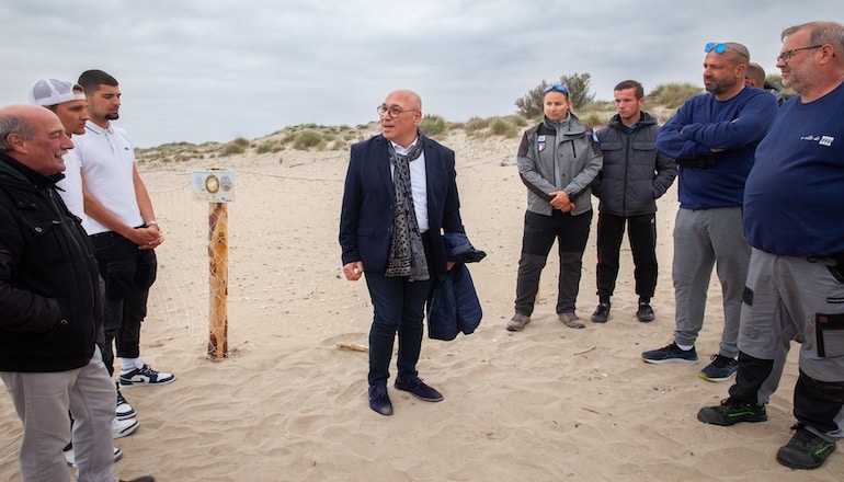 Francis Hernandez, conseiller municipal, inaugure le site fin avril © Ville de Sète.