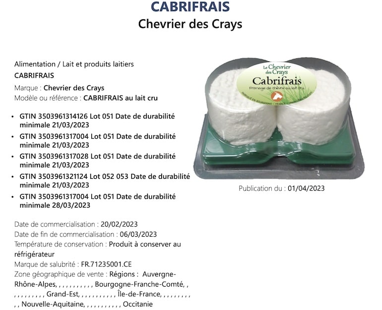 cabrifrais chevrier des clays