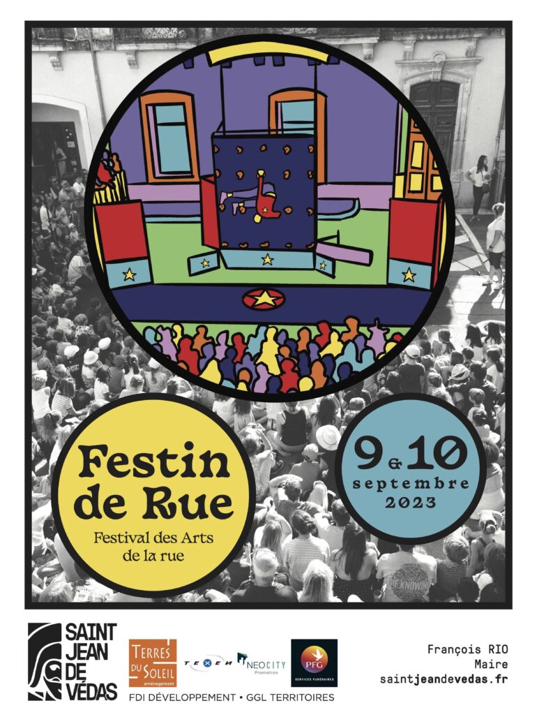 Affiche Festin de rue © Saint Jean de Védas