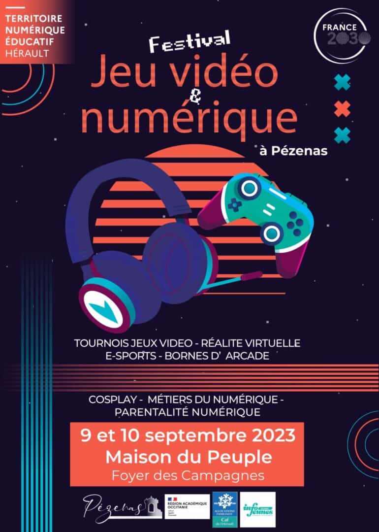 Festival jeu video et numérique © Ville de Pézenas