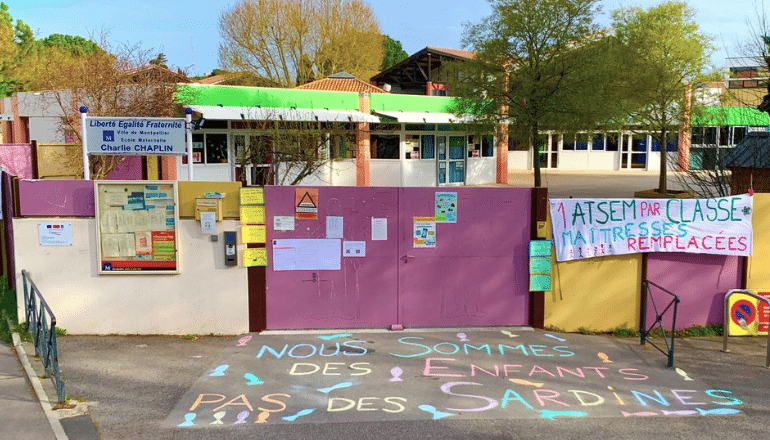 Ecole Charlie Chaplin à Montpellier ©LB