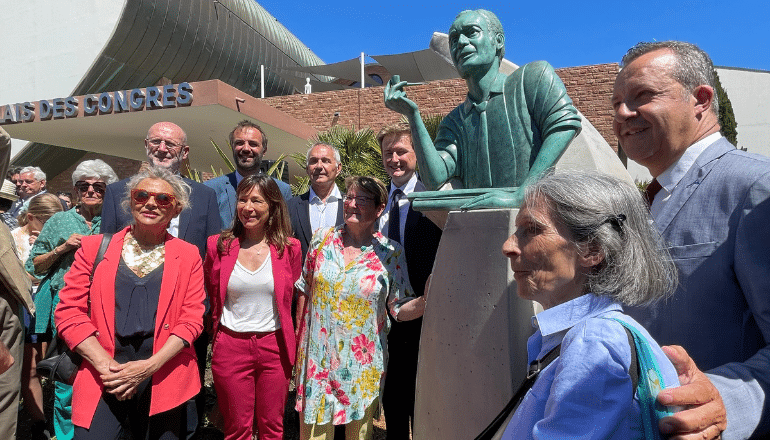 Inauguration du buste de Jean Balladur ©Louise Brahiti