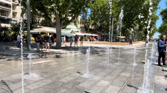 Nouvelles fontaines de lEsplanade de Montpellier ©Garlonn Gaud