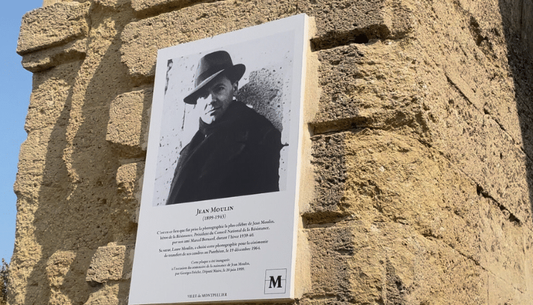 La photo de Jean Moulin aux Arceaux ©Louise Brahiti