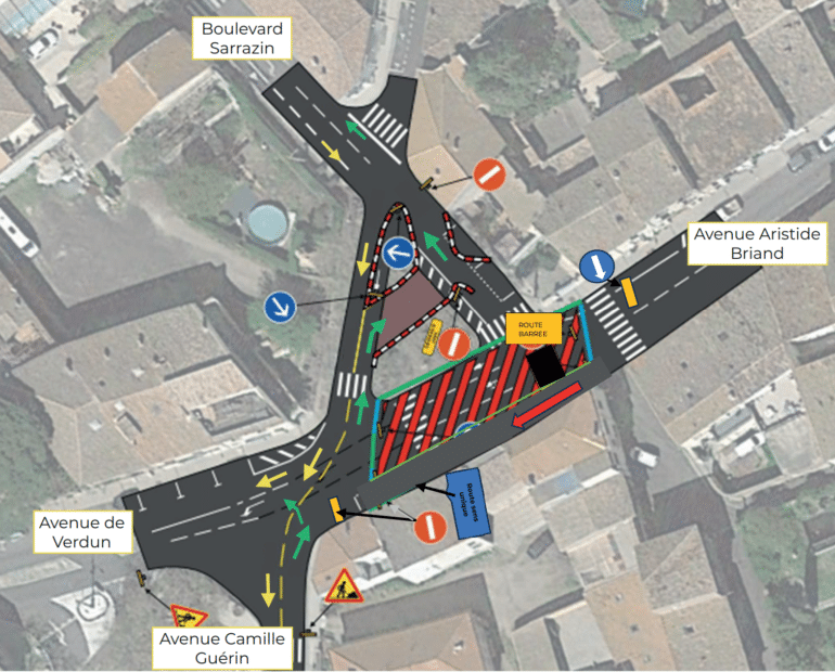 plan de circulation à compter du 02 septembre