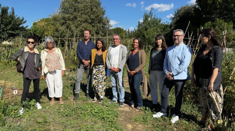 Conférence de presse mobilisation pour préserver les terres de Sablassou ©jpvallespir