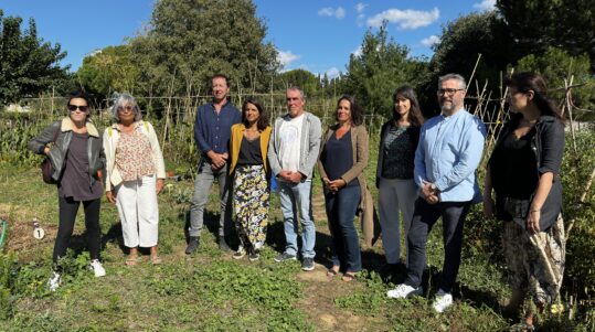 Conférence de presse mobilisation pour préserver les terres de Sablassou ©jpvallespir