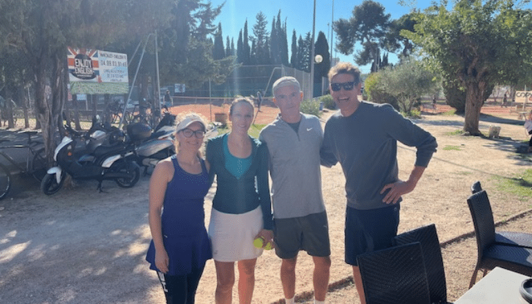 Les participants ont bénéficié d'un beau soleil.