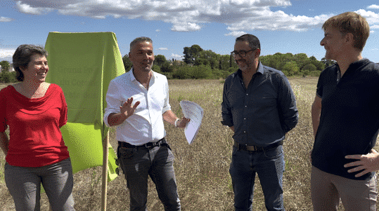 Montpellier inauguration du parc du Coteau ou lancement dun permis dimaginer ©jpvallespir