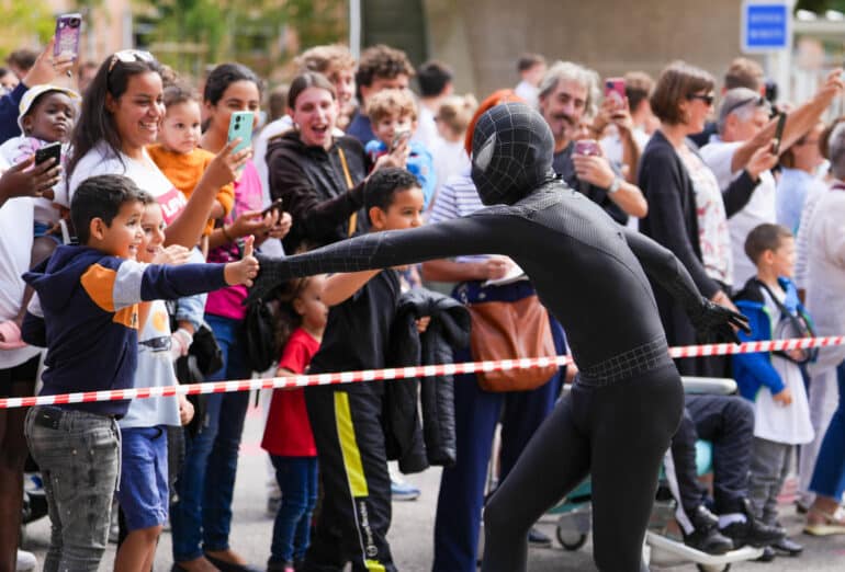 Super héros au CHU le 11 septembre 2024 ©Rayan Dewalque