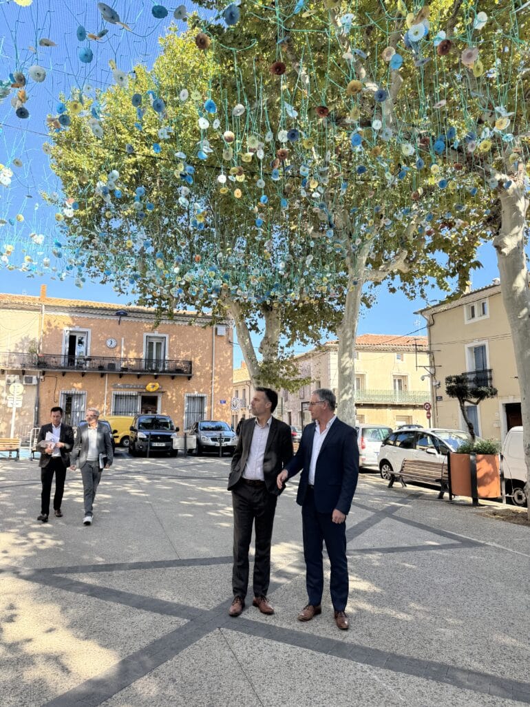 Sébastien Frey et Laurent Durban à Pomérols ©EG / Hérault Tribune