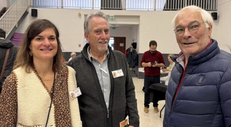 Marie-Aude Sicard, Bernard Rolland et Edgar Sicard ©EG