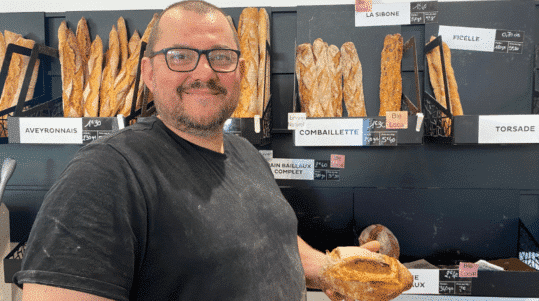 À Combaillaux, le boulanger fabrique son pain à partir de blé local. © T.O / Hérault Tribune