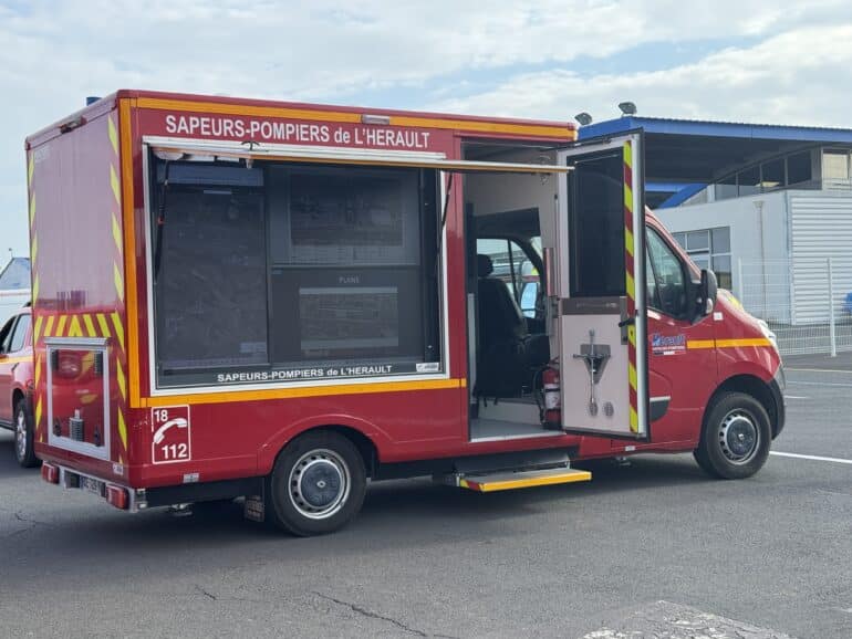 Simulation d'un crash d'avion à l'aéroport Béziers Cap d'Agde ©EG