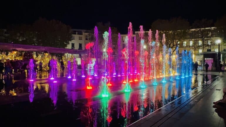 fontaine musicale de Béziers ©EG