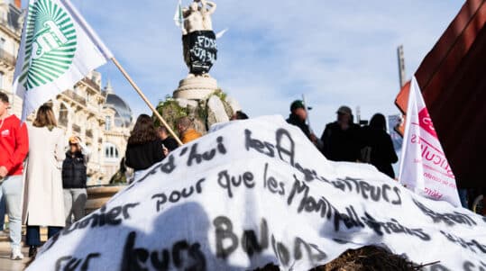 Manifestation des agriculteurs ©Mathis Brachet 1 1