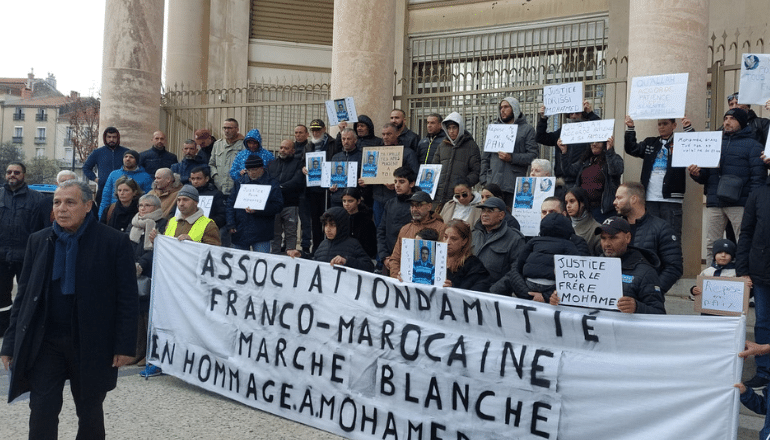 Marche blanche en hommage à Mohammed, 61 ans, tué à Béziers d'un coup de couteau. © DR