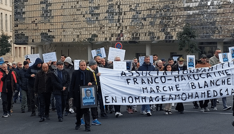 Marche blanche en hommage à Mohammed, 61 ans, tué à Béziers d'un coup de couteau. © DR