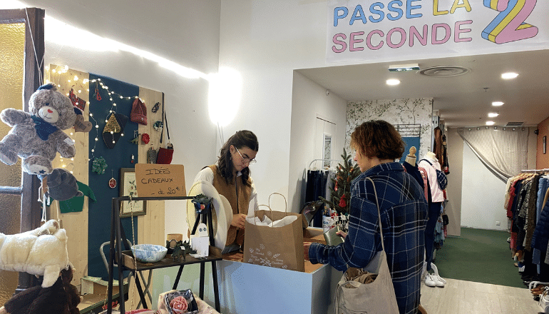 La boutique de Passe la seconde au Polygone. © T.O / Hérault Tribune