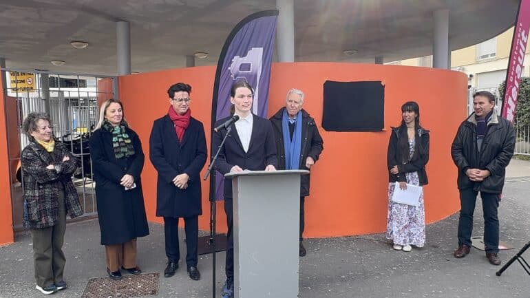 discours des élèves lors de l'inauguration ©EG