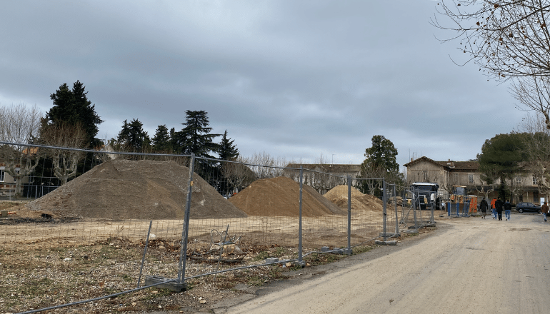 Les travaux du centre Balmès 2 au CHU de Montpellier ont commencé, 21 janvier 2025. © T.O / Hérault Tribune