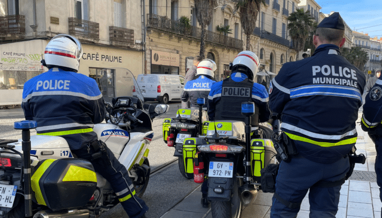 Contrôle de la police municipale ©Louise Brahiti