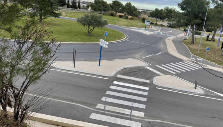 Route de Lodève à Juvignac ©LB/Hérault Tribune